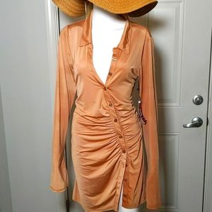 Stassi EGO ruched dress size US 14